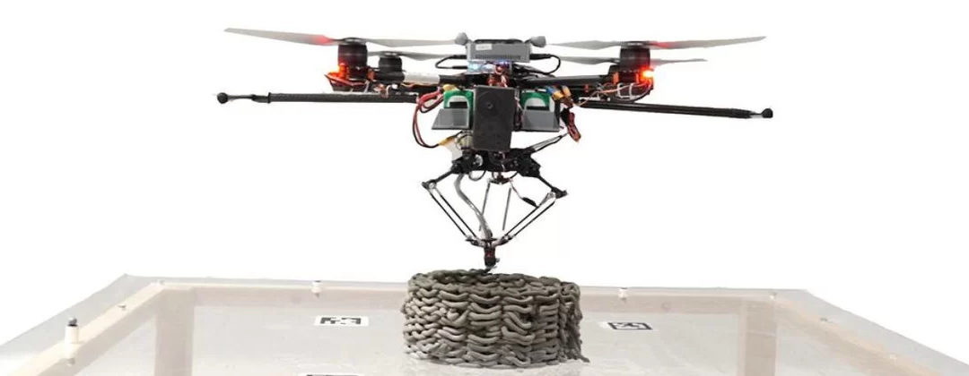 Cientistas criam impressoras 3D em forma de drone para construção