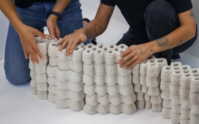 Tijolos impressos em 3D são construídos a partir de cascas de ovos